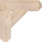Ekena Millwork Traditional Craftsman Smooth Bracket, Douglas Fir, 3 1/2"W x 14"D x 14"H BKT04X14X14TRA04SDF - alternate 4